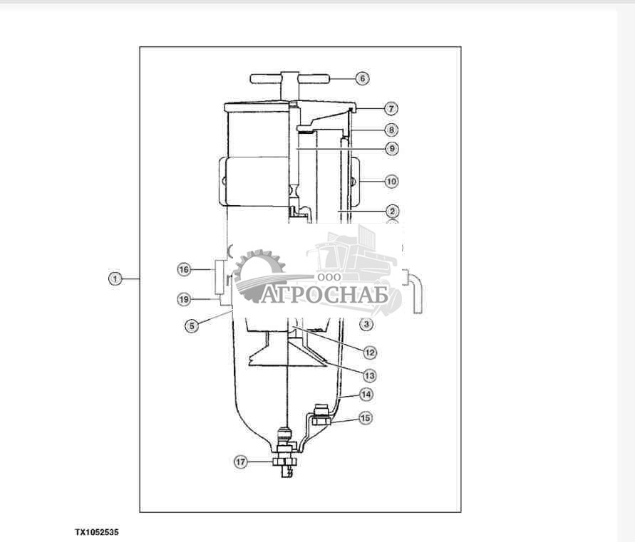 Узлы топливного фильтра 